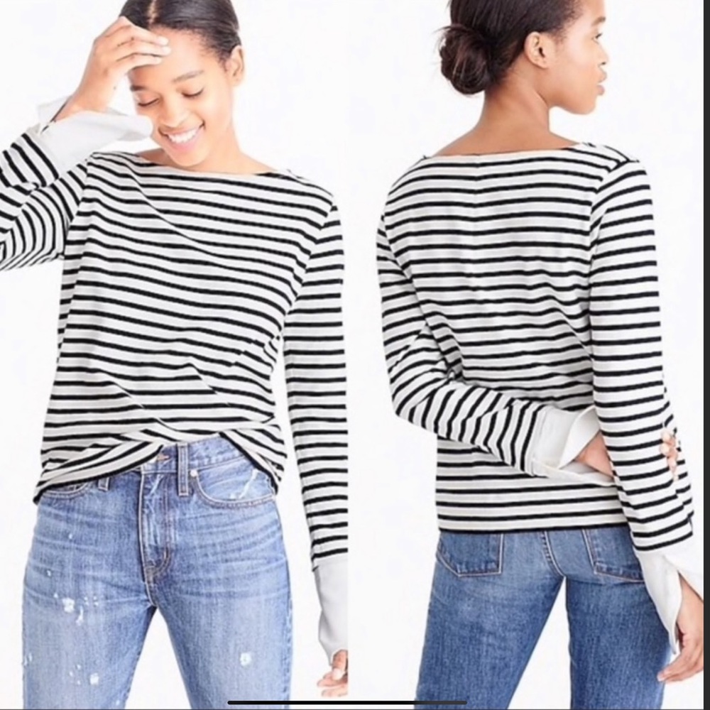 JCREW STRIPED TOP